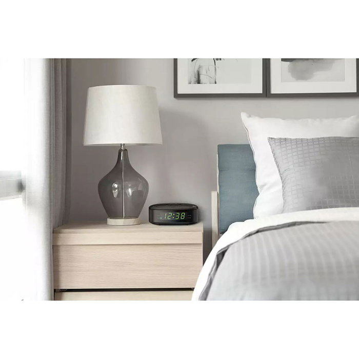 Philips TAR3205/12 Despertador Digital con Radio FM y Alarma Dual Negro Philips TAR3205/12 Despertador Digital con Radio FM y Alarma Dual Negro