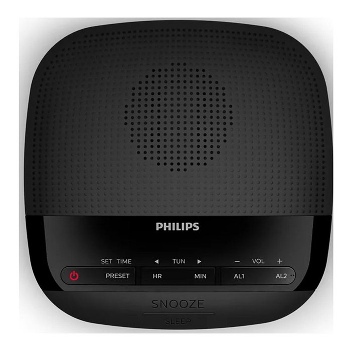 Philips TAR3205/12 Despertador Digital con Radio FM y Alarma Dual Negro Philips TAR3205/12 Despertador Digital con Radio FM y Alarma Dual Negro
