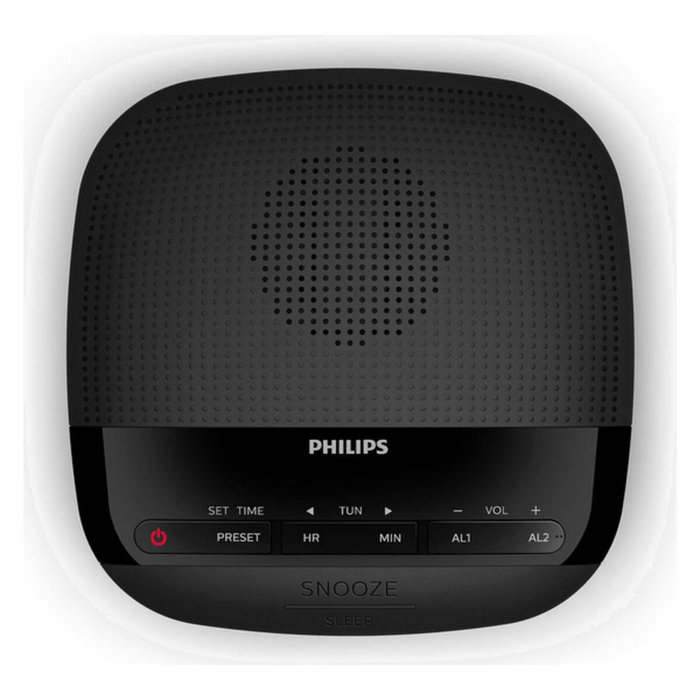 Philips TAR3205/12 Despertador Digital con Radio FM y Alarma Dual Negro Philips TAR3205/12 Despertador Digital con Radio FM y Alarma Dual Negro