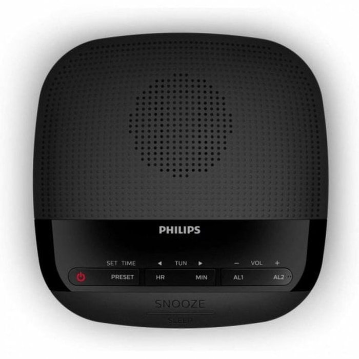Philips TAR3205/12 Despertador Digital con Radio FM y Alarma Dual Negro Philips TAR3205/12 Despertador Digital con Radio FM y Alarma Dual Negro