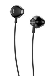 PHILIPS Auricular Supraaural Diadema Negra con Micrófono para PC, Consolas y Móviles