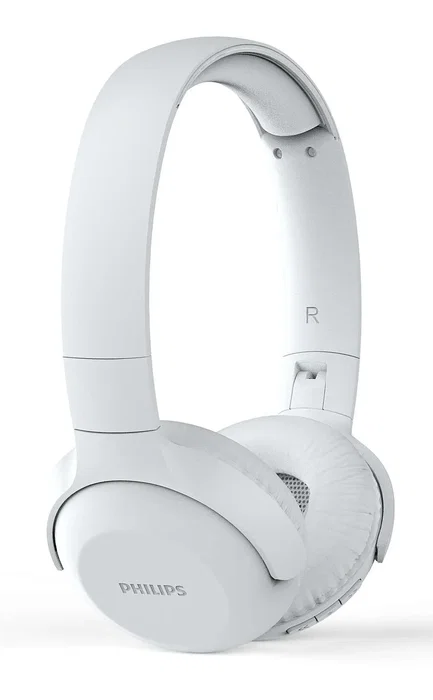 Philips TAUH202WT/00 Auriculares Inalámbricos Bluetooth Diadema Supraaural con Micrófono, Blancos, 15h Batería, Plegable