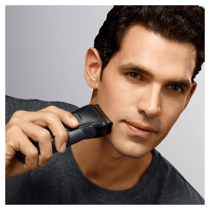 Braun Series 3 300s Negro, Afeitadora de Láminas Recargable con Batería NiMH