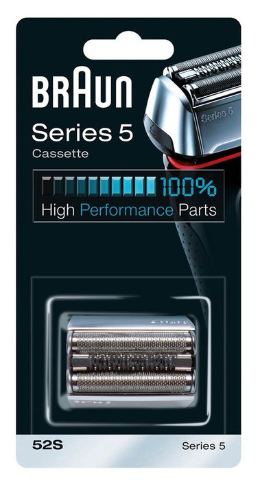 Braun Kombipack 52S Cabezal de Repuesto Plata para Series 5 Braun Kombipack 52S Cabezal de Repuesto Plata para Series 5