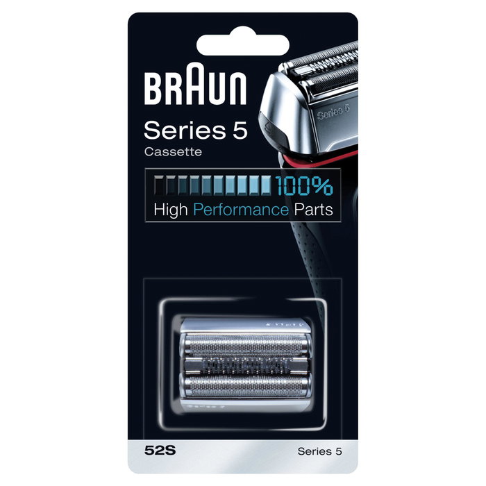 Braun Kombipack 52S Cabezal de Repuesto Plata para Series 5 Braun Kombipack 52S Cabezal de Repuesto Plata para Series 5