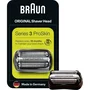 Braun 32B Black Recambio Cabezal Compatible para Maquinillas de Afeitar Series 3 y cruZer