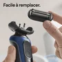 Braun Cabezal de afeitado 53B para Series 5 y 6, Kombipack Negro