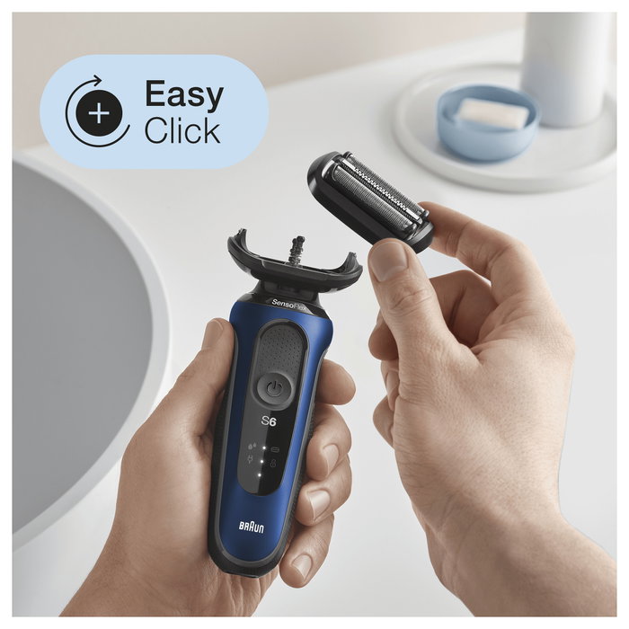 Braun Cabezal de afeitado 53B para Series 5 y 6, Kombipack Negro
