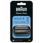 Braun Cabezal de afeitado 53B para Series 5 y 6, Kombipack Negro