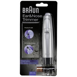 Braun Exact Series EN10 Perfilador para Nariz y Orejas Silver