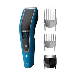 Philips Cortapelos Series 5000 HC5612 con Tecnología DualCut, 75 Minutos Batería, Cuchillas Autoafilables, 15 Peines, 100% Lavable
