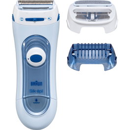 Braun Silk-épil Lady 5-160 3 en 1, Afeitadora para Mujer, Azul