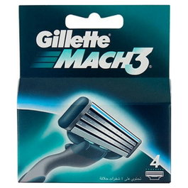 Gillette Mach 3 Recambios para Máquinas de Afeitar, 4 Unidades