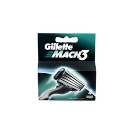 Gillette Mach 3 Recambios para Maquinilla, 4 Unidades