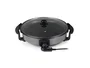 Tristar PZ-2964 Sartén Eléctrica de 1500W, 40cm, 280°C Máx., Acero Inoxidable Antiadherente con Tapa Transparente y Cable Extraíble - Ideal para Cocinar y Acamadas