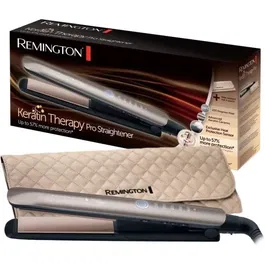 Remington Plancha de Pelo Alisador Keratin Therapy S8590 con Revestimiento de Queratina