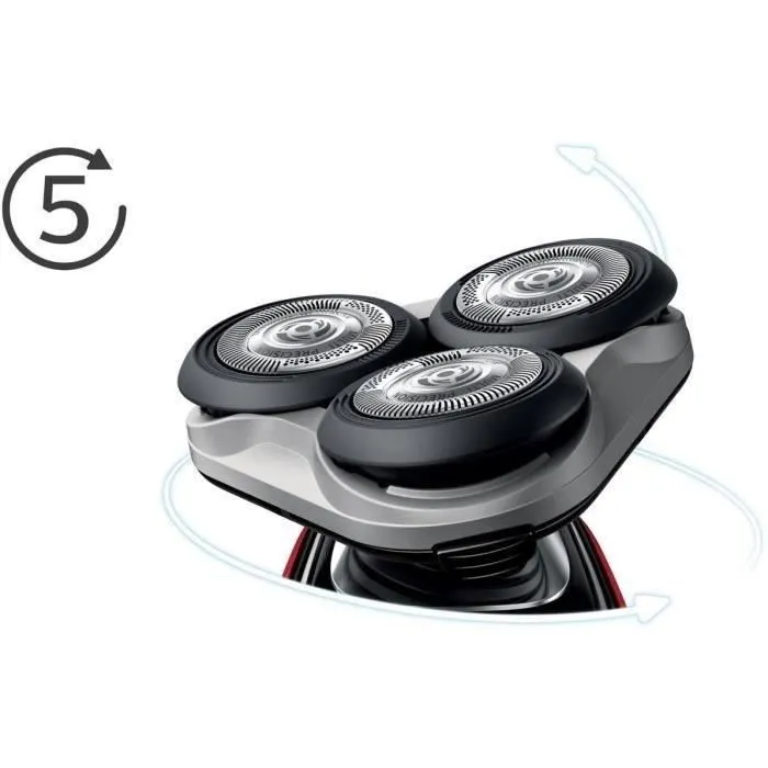 Philips Cabezales de Repuesto SH50/50, Pack de 3, Cromo