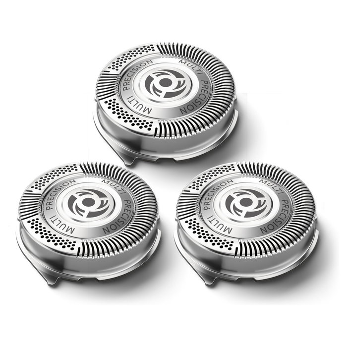 Philips SH50/50 Cabezales de Repuesto Serie 5000 y 6000, Pack de 3, Cromo Philips SH50/50 Cabezales de Repuesto Serie 5000 y 6000, Pack de 3, Cromo