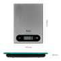Báscula de Cocina TM Electron Gris 5 kg