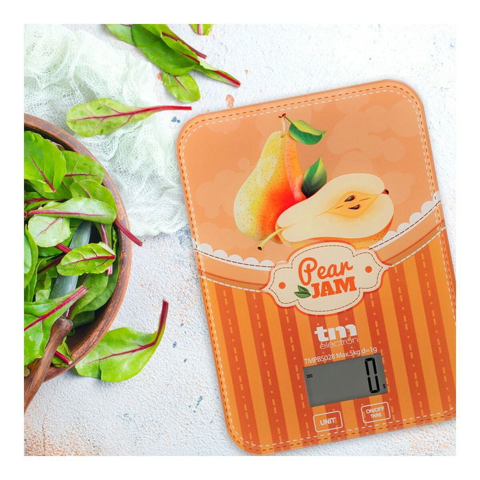 Báscula de Cocina TM Electron Pear Jam 5 kg Báscula de Cocina TM Electron Pear Jam 5 kg