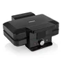 Tristar Gofrera WF-1165, para 2 Gofres a la Vez, 1000 W, Revestimiento Antiadherente, Termostato Ajustable, Color Negro