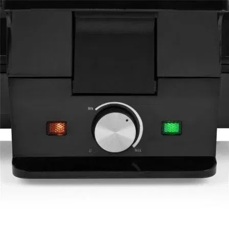 Tristar WF-1165 Gofrera de 1000W para 2 Gofres Belgas con Termostato Regulable y Recubrimiento Antiadherente