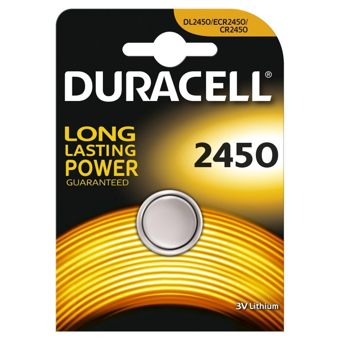 Duracell Pila de Botón CR2450 3V 620mAh Duracell Pila de Botón CR2450 3V 620mAh