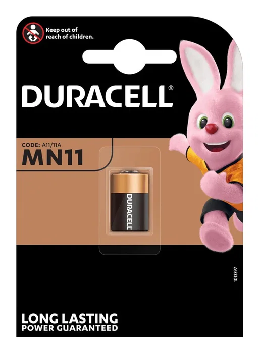Duracell Pila Alcalina MN11 6V - Batería de Un Solo Uso - 1 Unidad en Blister