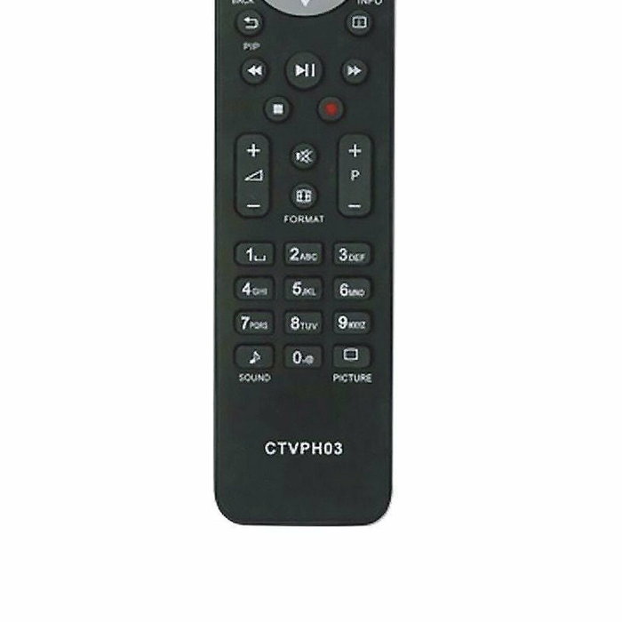 Philips Compatible Mando TV CTVPH03 para Televisores Philips, RC-400, RC-0301-01, RC-5536, RC-6805