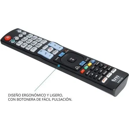 Tm Electron TMURC300 Mando a Distancia Universal para TV LG, Compatible con Smart TV y Funciones bajo Demanda