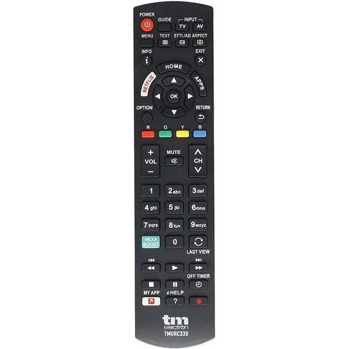 Panasonic Mando Universal a Distancia TV LCD Preprogramado Compatible con Smart TV y Video Bajo Demanda Función Menú AV Teletexto
