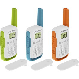 Motorola T42 Pack de 3 Walkie Talkies Multicolor