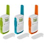 Motorola Walkie Talkie T42 - Pack de 3 Unidades, Walkie Talkies para Exteriores, Comunicación por Radio