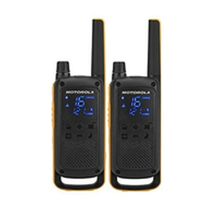 Motorola TALKABOUT T82 Extreme Pack de 2, Negro y Naranja