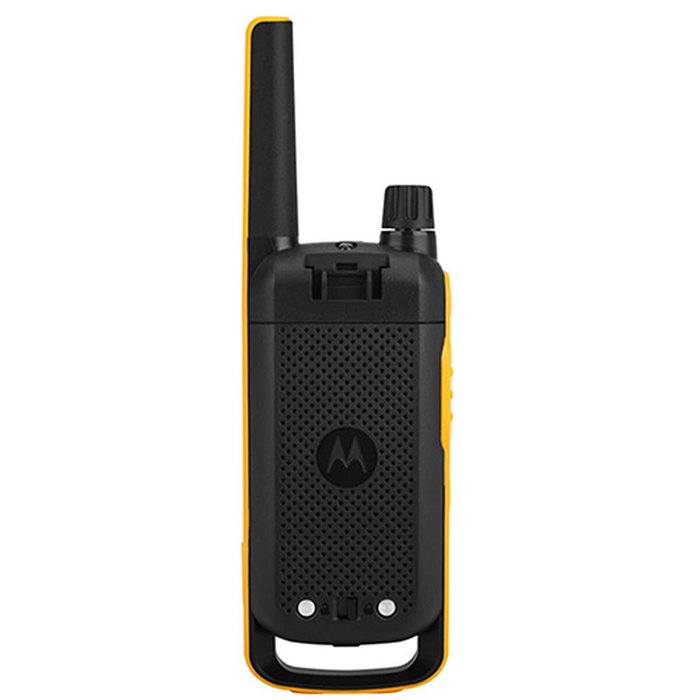 Motorola TALKABOUT T82 Extreme Pack de 2, Negro y Naranja