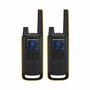 Motorola TALKABOUT T82 Extreme Pack de 2, Negro y Naranja