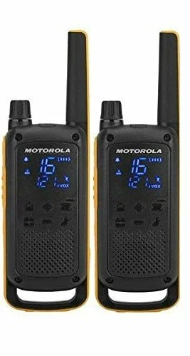 Motorola TALKABOUT T82 Extreme Pack de 2, Negro y Naranja Motorola TALKABOUT T82 Extreme Pack de 2, Negro y Naranja