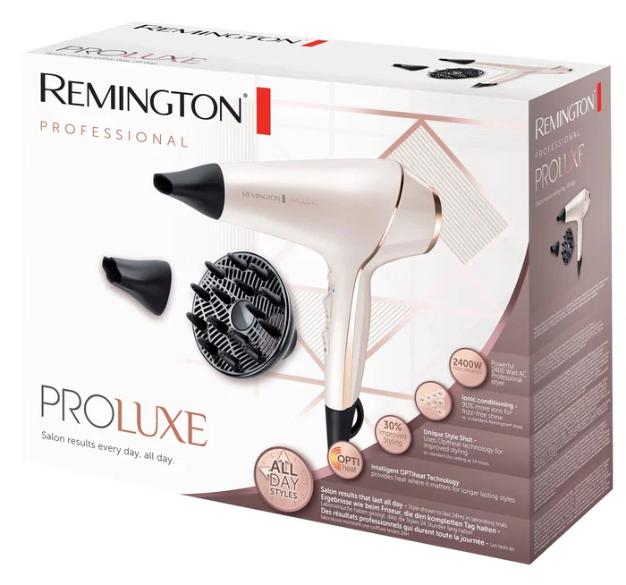 Remington ProLuxe AC9140 Secador de Pelo 2400 W Beige y Negro Remington ProLuxe AC9140 Secador de Pelo 2400 W Beige y Negro