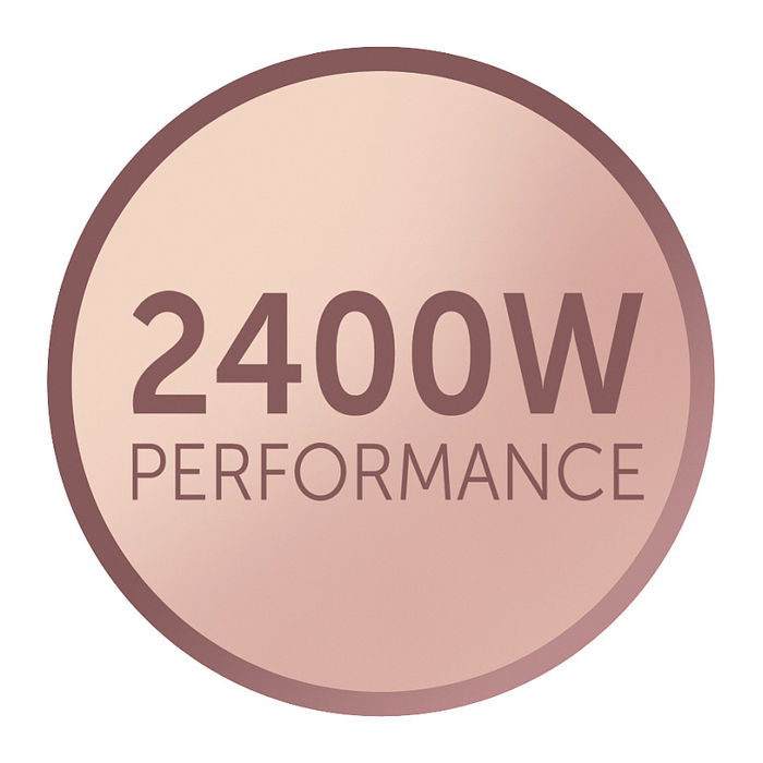 Remington AC 9140 ProLuxe Secador de Pelo AC Profesional, 2400 W, 3 m de Cable, 2 Velocidades, Función Iónica y de Aire Frío, Color Beige y Negro