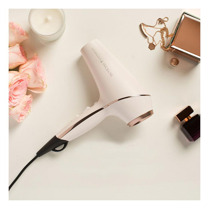 Remington AC 9140 ProLuxe Secador de Pelo AC Profesional, 2400 W, 3 m de Cable, 2 Velocidades, Función Iónica y de Aire Frío, Color Beige y Negro