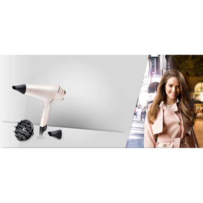 Remington PROluxe AC9140 Secador de Pelo 2400W Beige y Negro