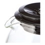 Silex Jarra Conica Universal para Cafetera de Goteo 1 Litro de Vidrio, con Tapa Antigoteo, Altura Ajustable 13.5-15 cm