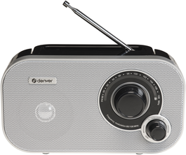 Denver TR-51W Radio Personal Analógica FM Blanco