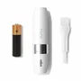 Braun Face FS1000 Depilador Eléctrico Facial Mini para Mujer - 1 Cabezal, Luz Integrada, Funciona con 1 Pila AA, Color Blanco