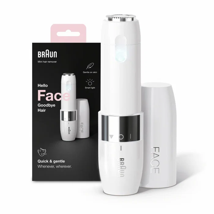 Braun Face FS1000 Depilador Eléctrico Facial Mini para Mujer - 1 Cabezal, Luz Integrada, Funciona con 1 Pila AA, Color Blanco Braun Face FS1000 Depilador Eléctrico Facial Mini para Mujer - 1 Cabezal, Luz Integrada, Funciona con 1 Pila AA, Color Blanco