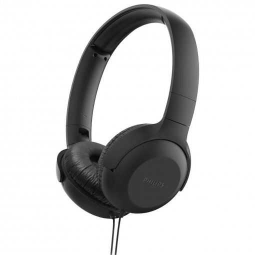 Philips Auricular de Diadema con Microfono Integrado, Color Negro