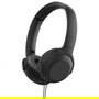 Philips Auricular de Diadema con Microfono Integrado, Color Negro