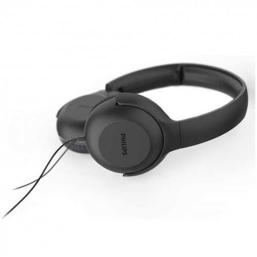 Philips Auricular de Diadema con Microfono Integrado, Color Negro