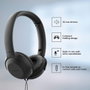 Philips Auriculares TAUH201/BK con Micrófono Integrado Negro
