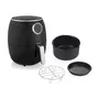 Tristar FR-6956 Freidora de Aire sin Aceite Digital Crispy Fryer 4.5L 1500W con 8 Modos Preprogramados, Negro y Plata